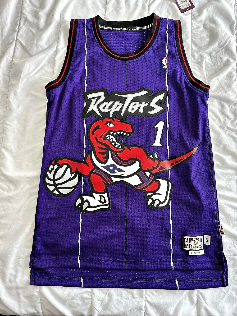 Mitchell & Ness Tracy McGrady Toronto Raptors Hardwood Classics Swingman jersey